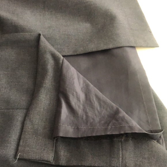 Calvin Klein Gray Suiting Pencil Skirt Sz 14 - Picture 3 of 4